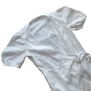 Reformation Linen Tie Dress M